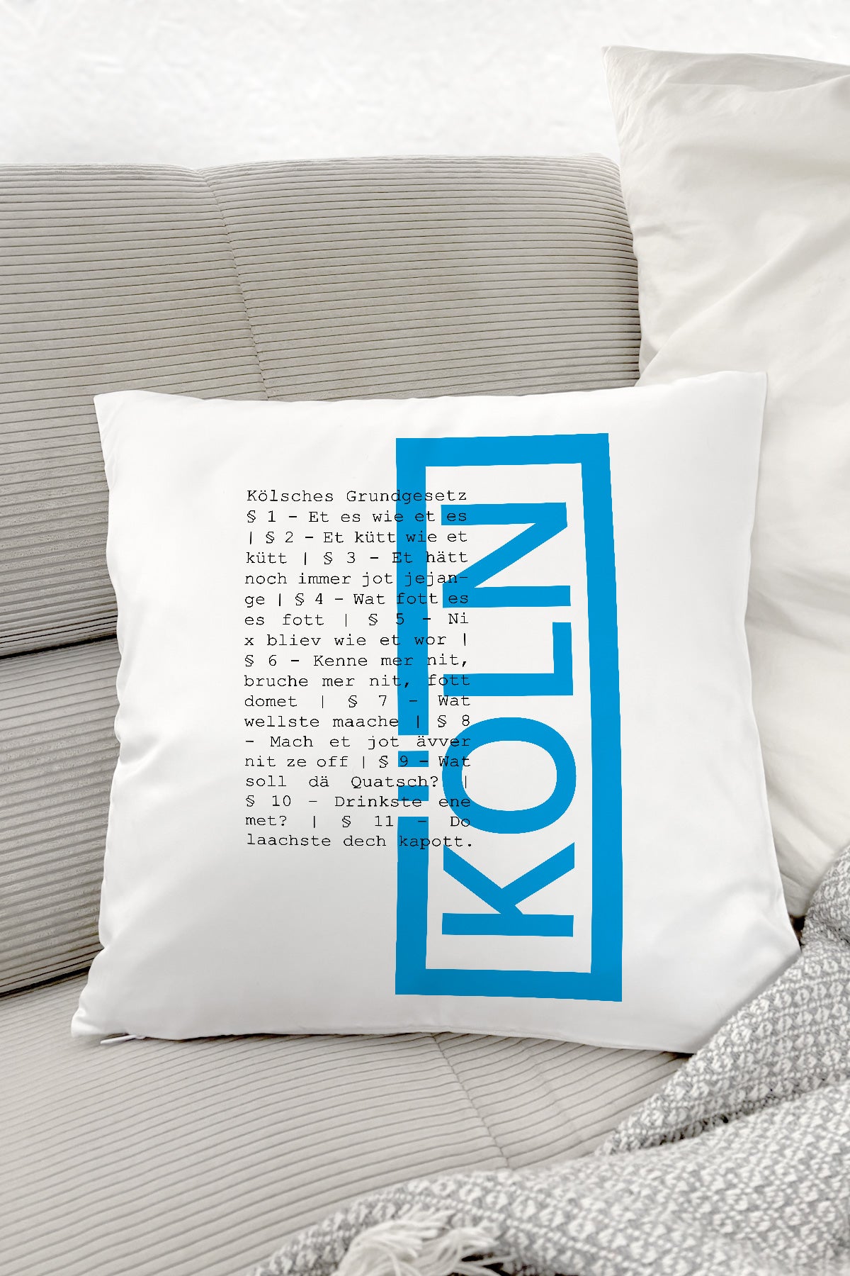 Kissen Jupp | blau