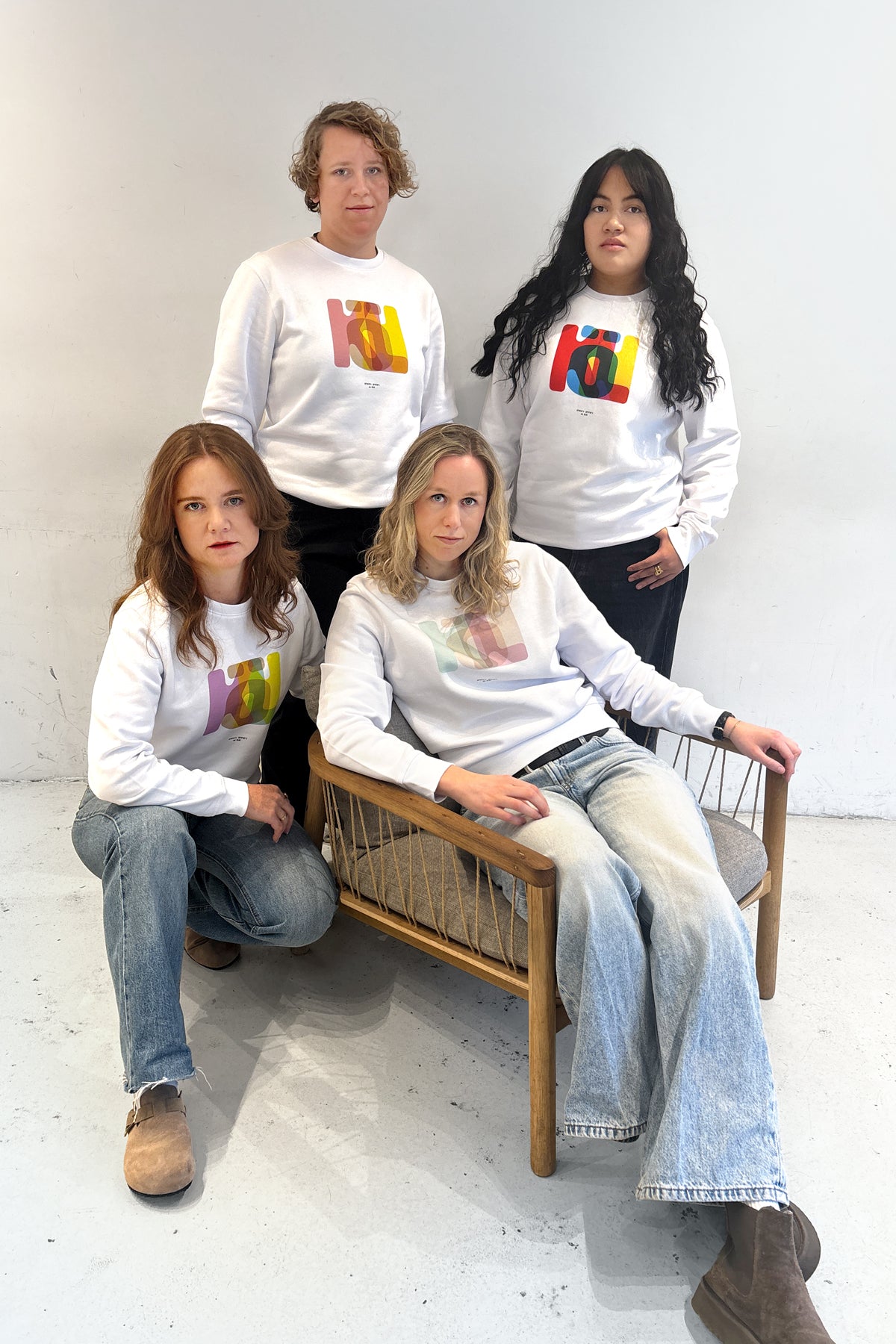Sweatshirt Lis | pudrig | unisex