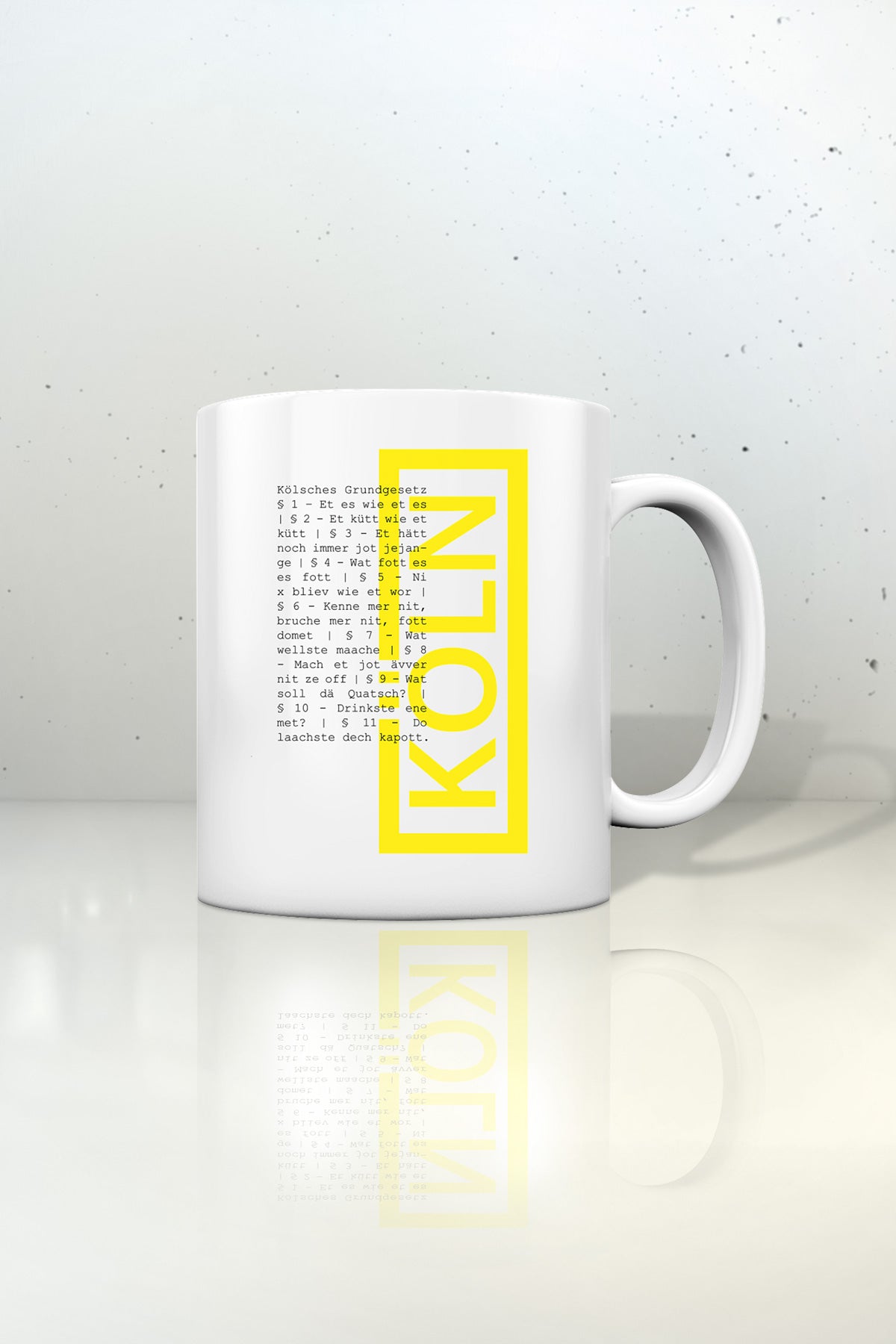 Köln Tasse Jupp | gelb