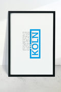 Poster Jupp | blau