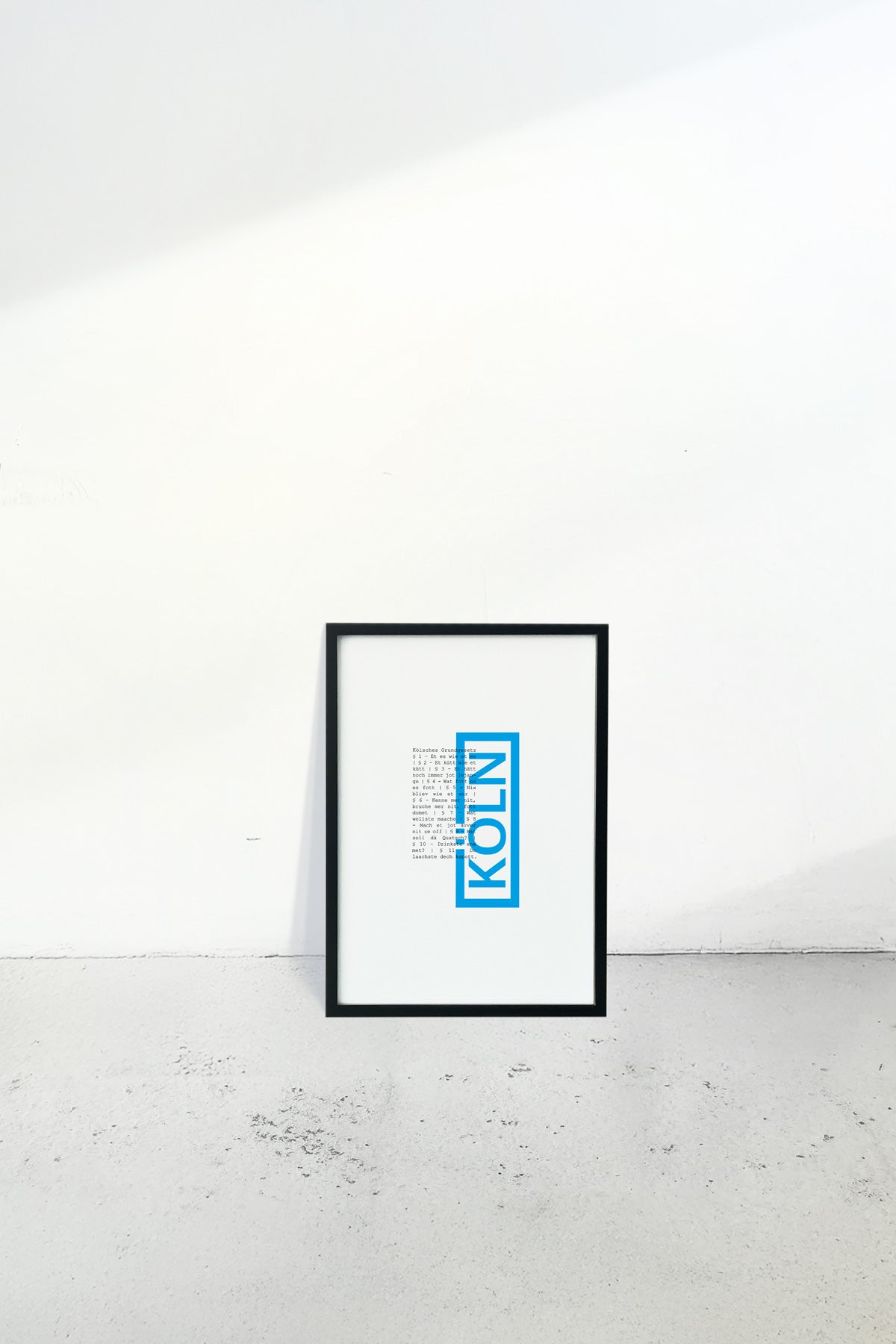 Poster Jupp | blau