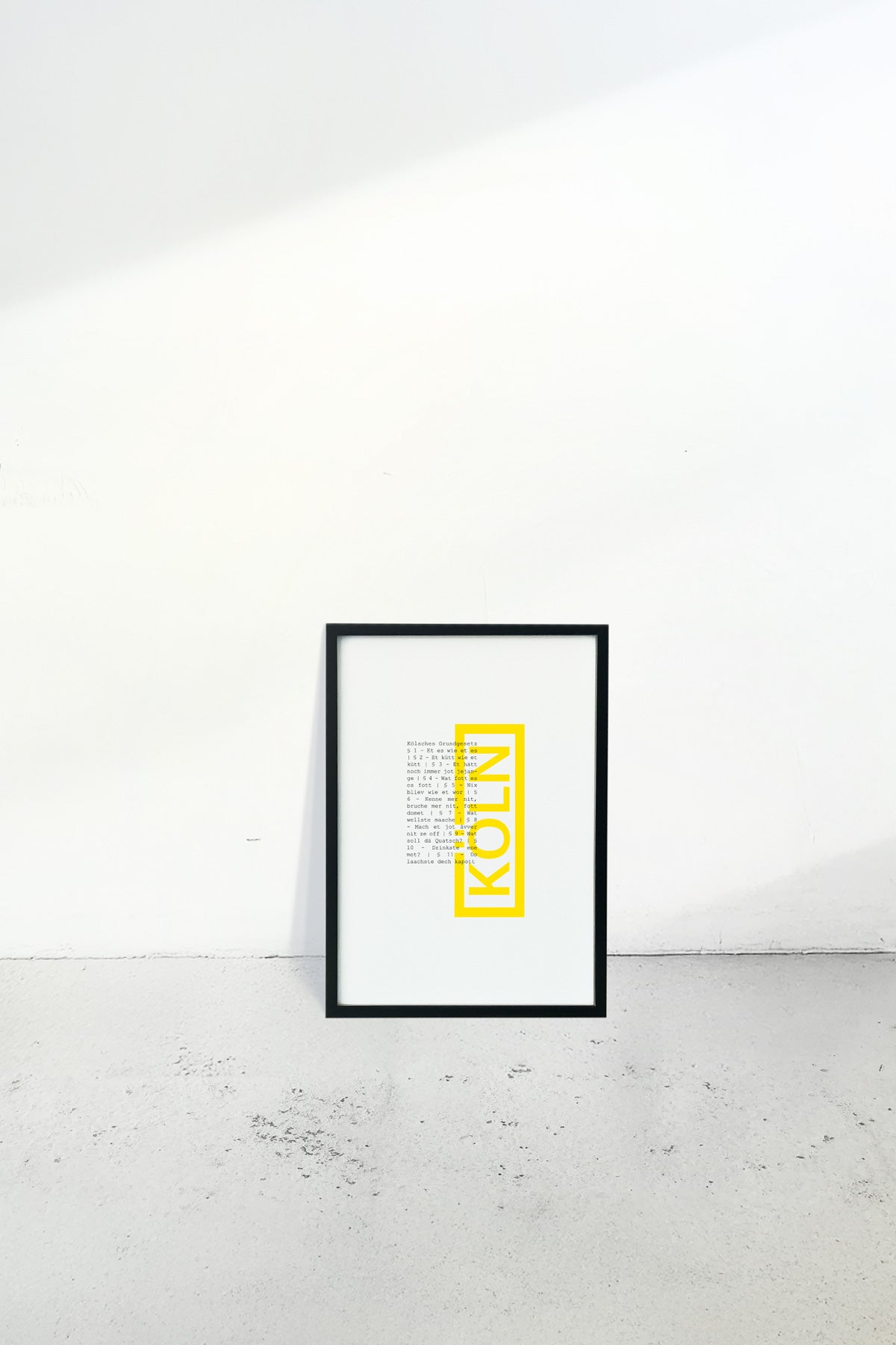 Poster Jupp | blau