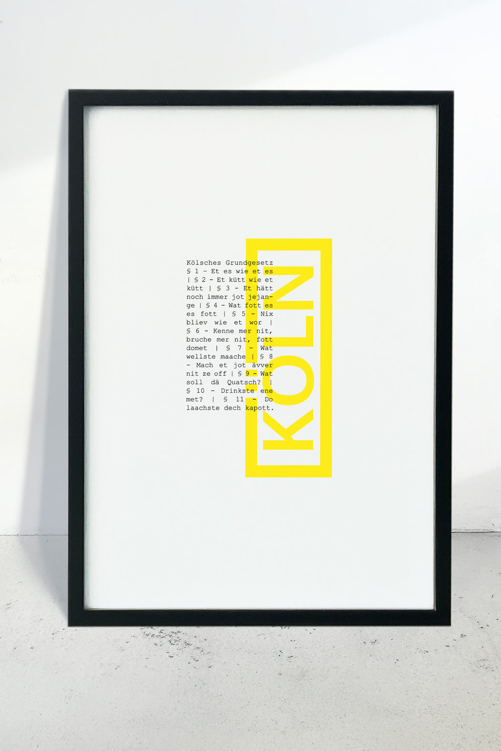 Poster Jupp | gelb