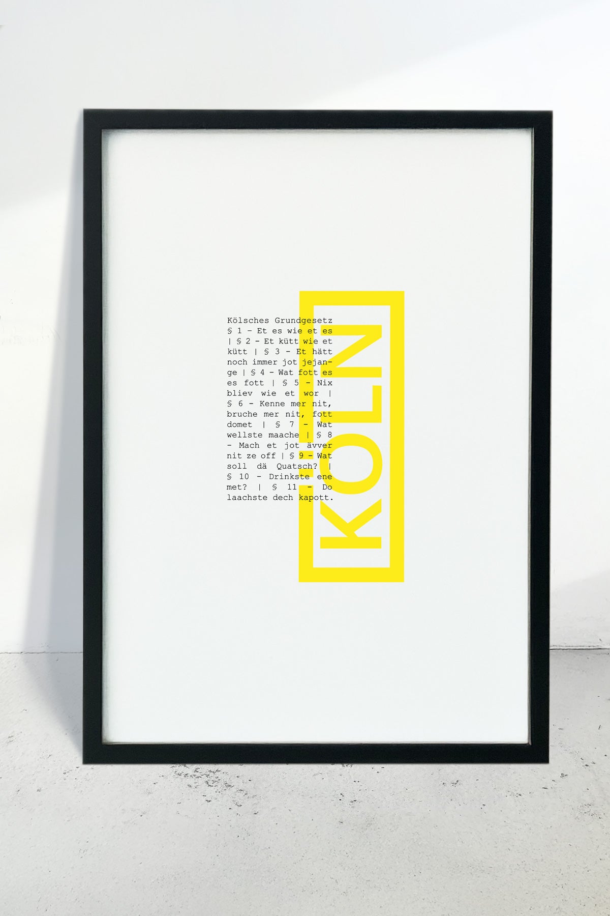 Poster Jupp | blau