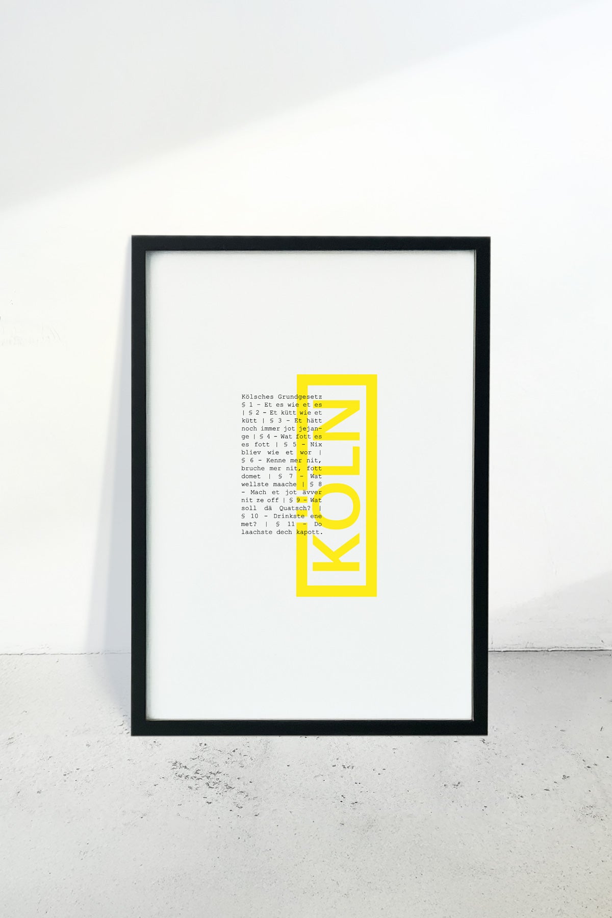 Poster Jupp | blau