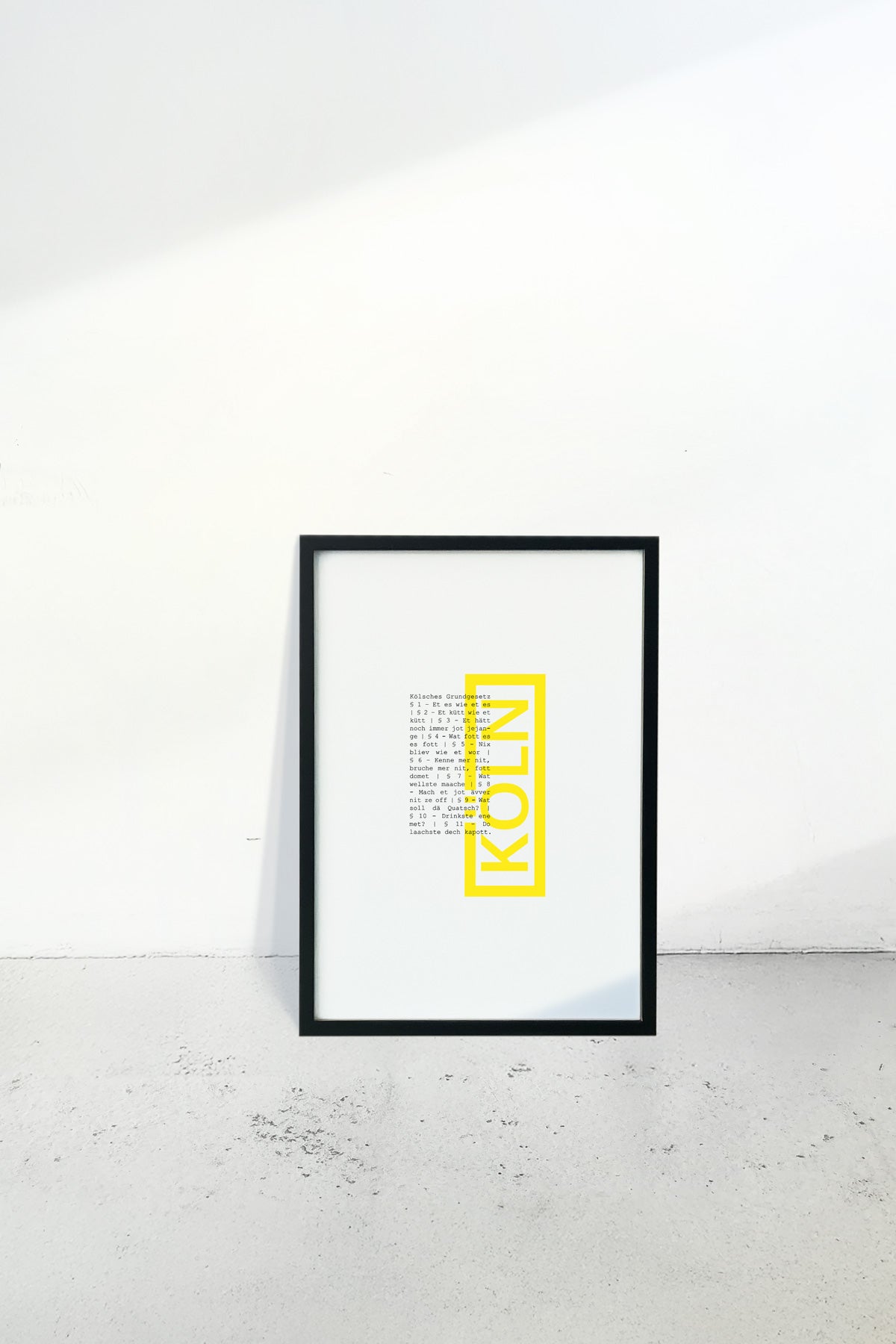 Poster Jupp | blau