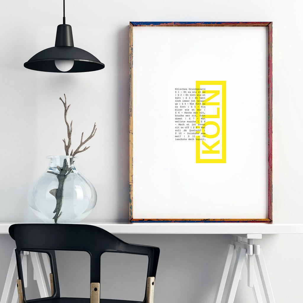 Poster Jupp | gelb