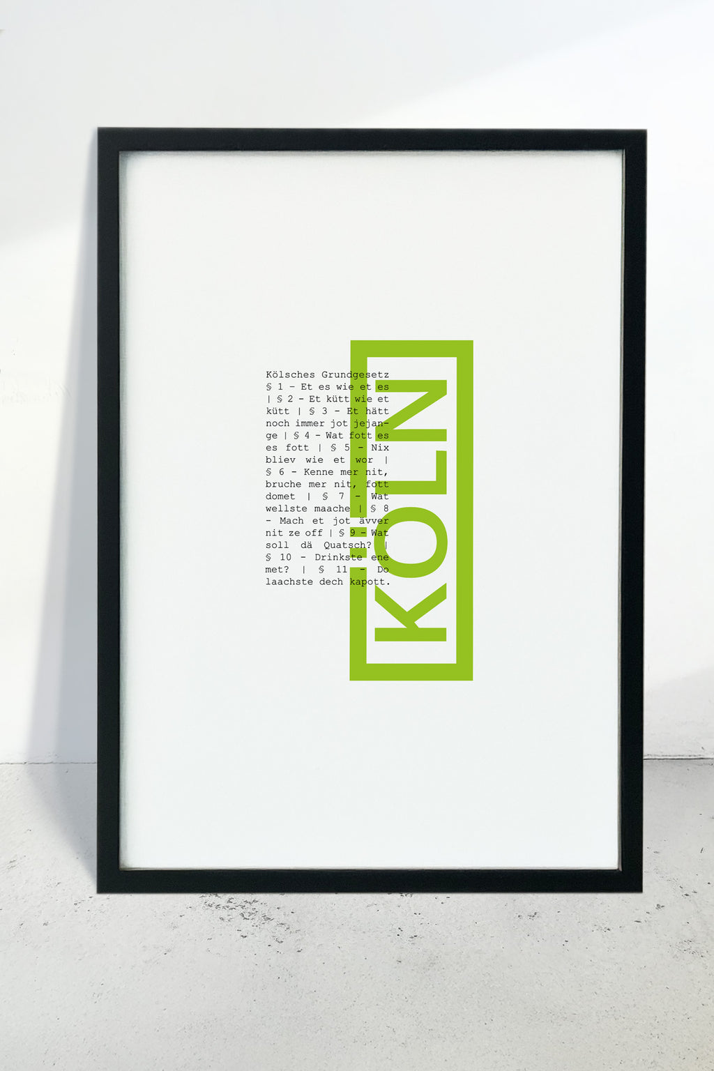 Poster Jupp | grün