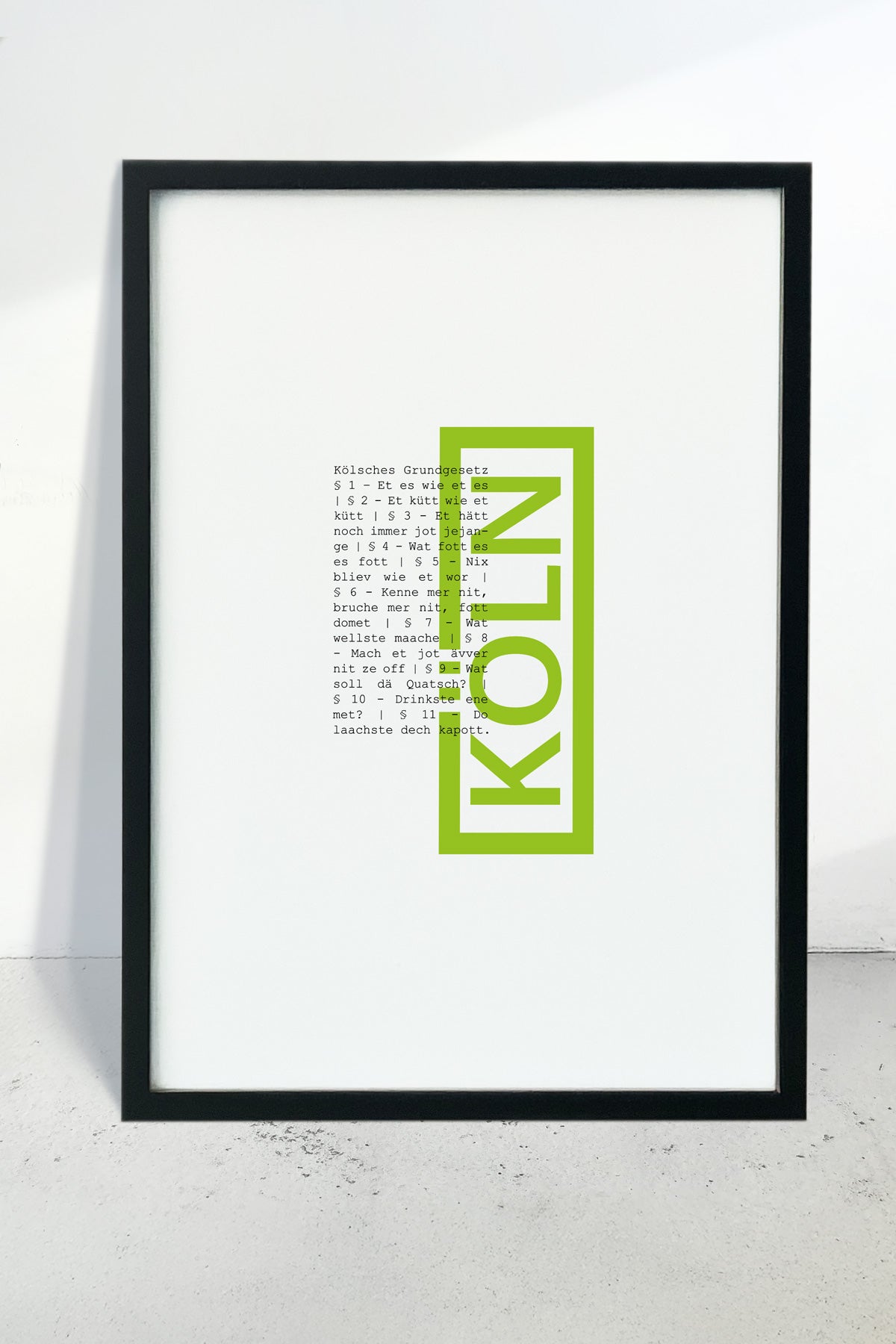 Poster Jupp | blau