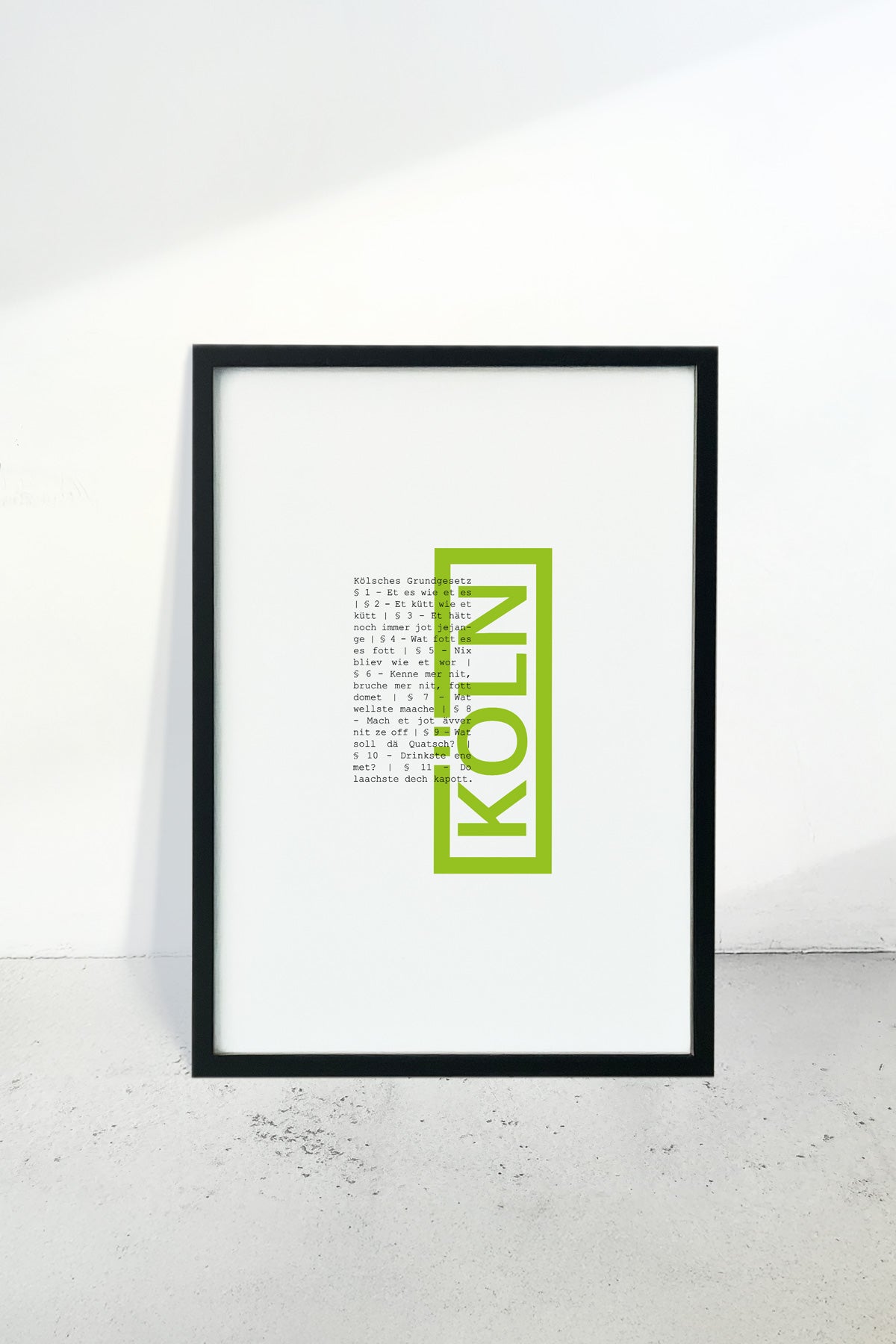 Poster Jupp | blau