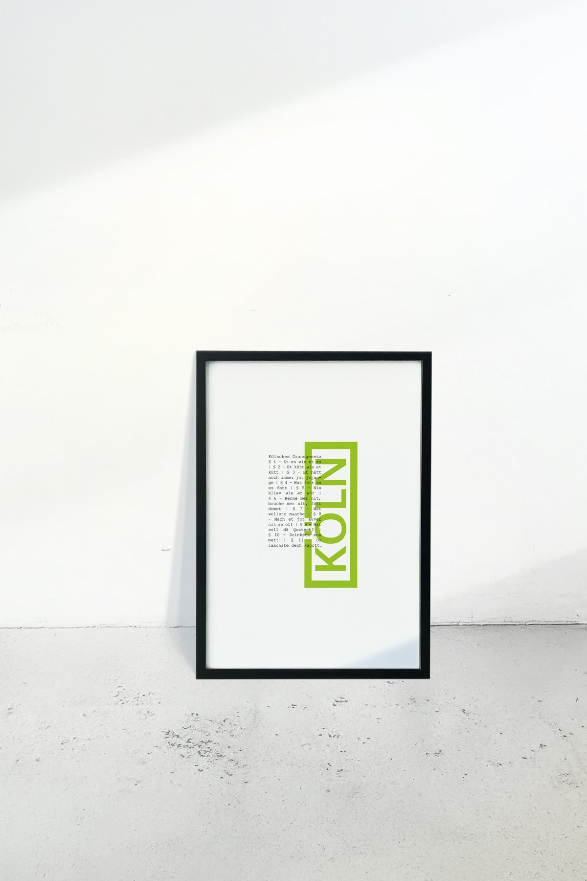 Poster Jupp | blau