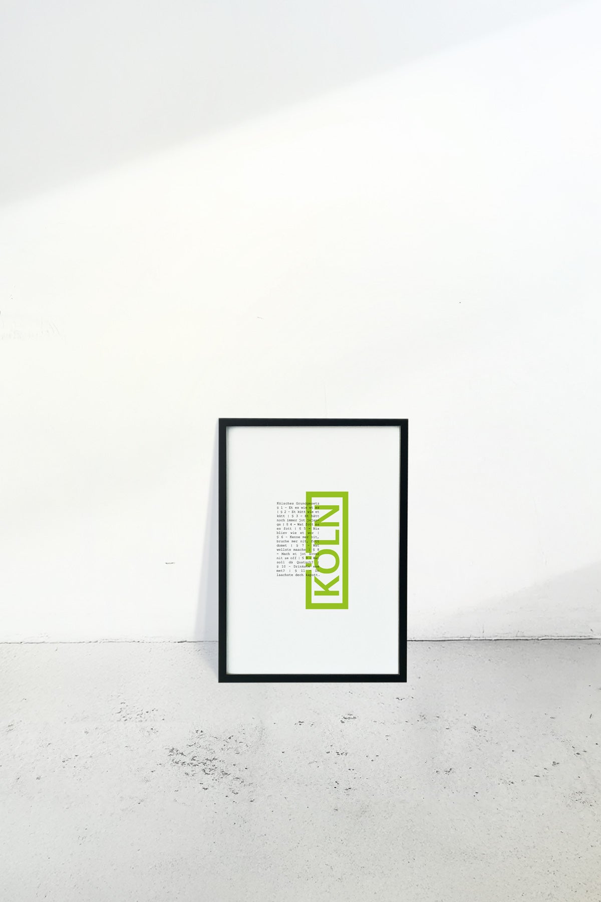 Poster Jupp | blau