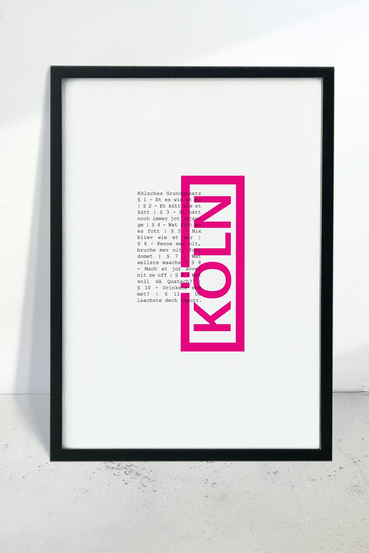 Poster Jupp | blau