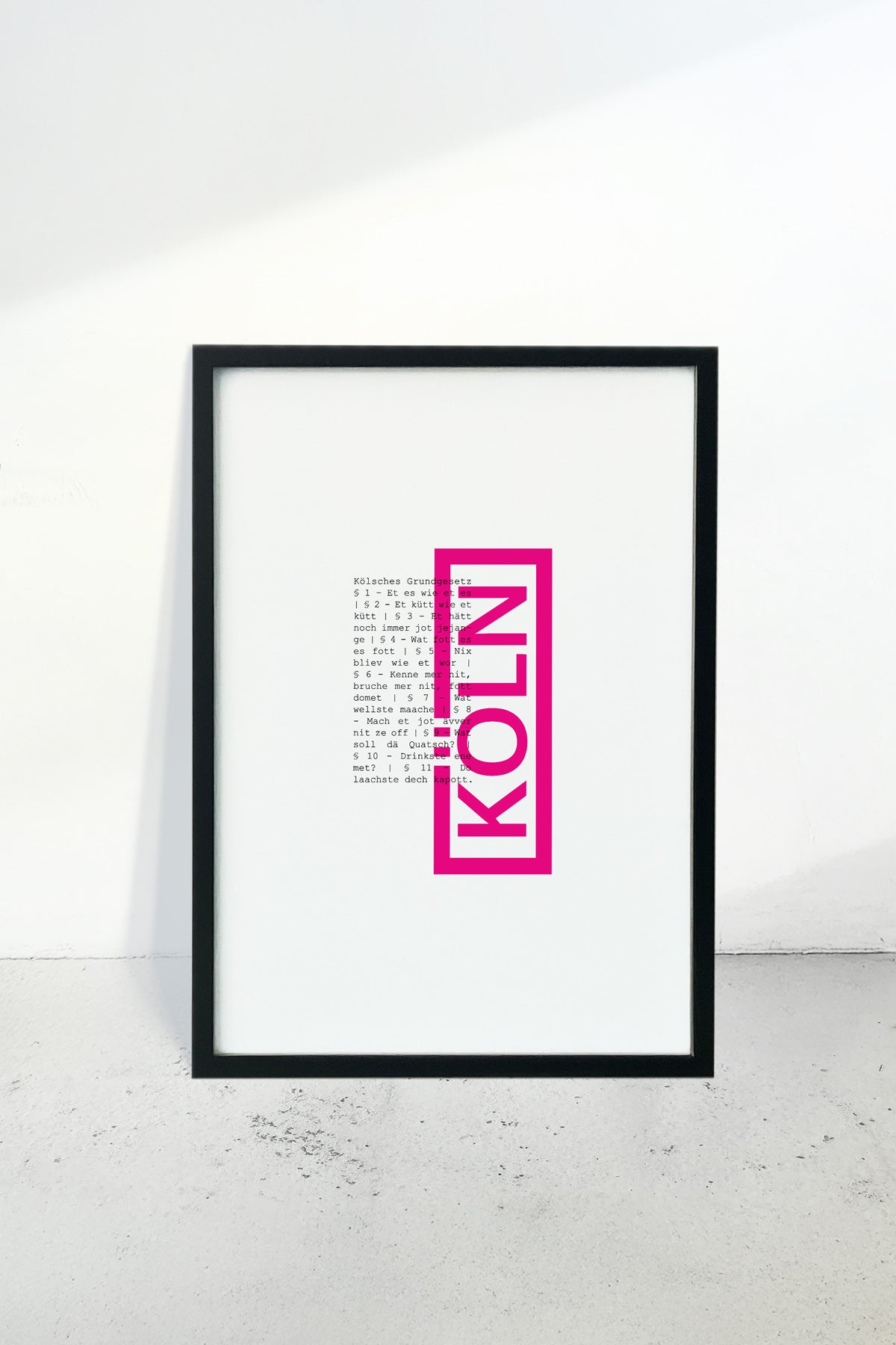 Poster Jupp | blau