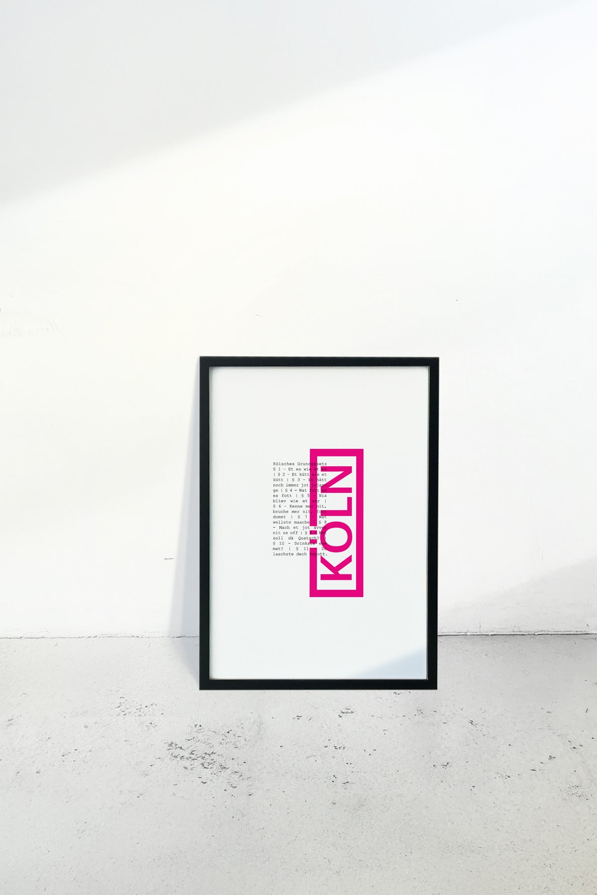 Poster Jupp | blau