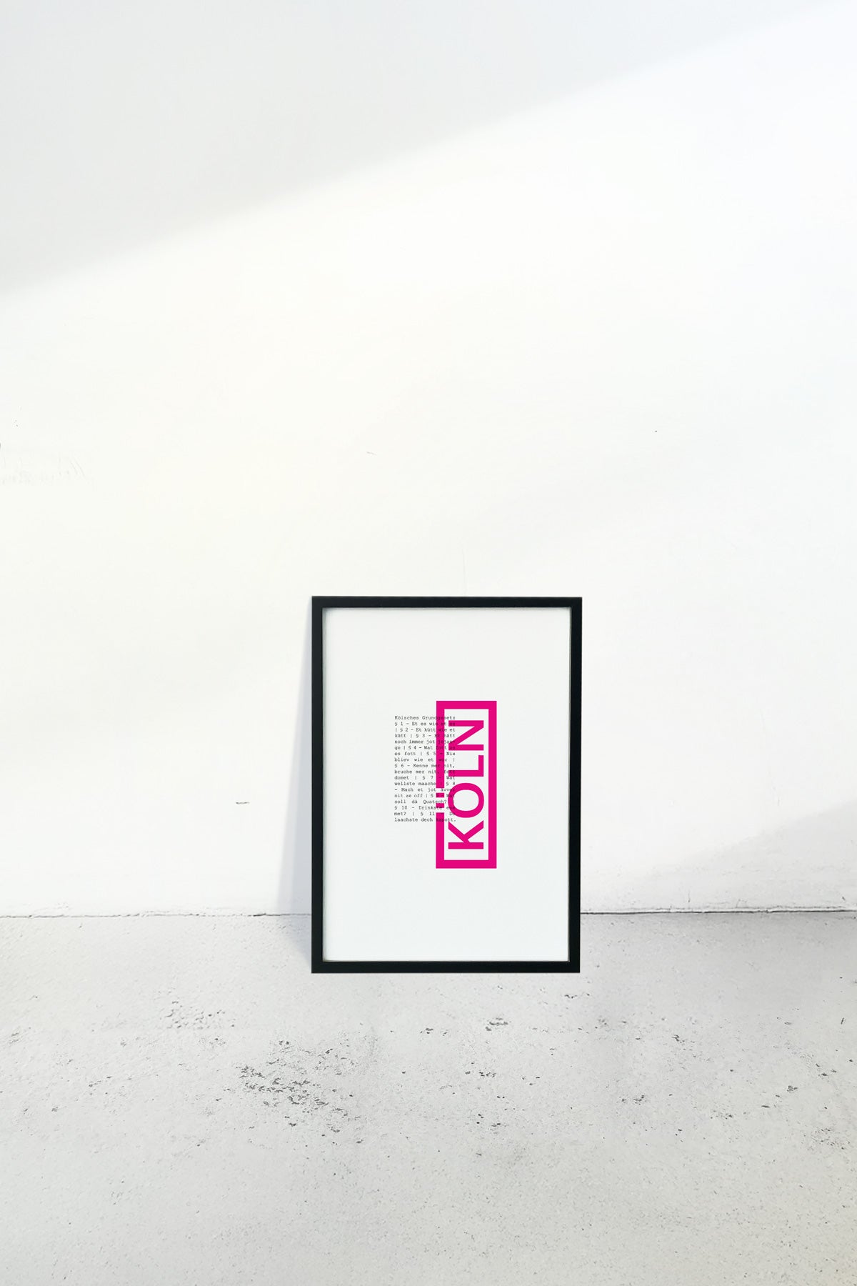 Poster Jupp | blau