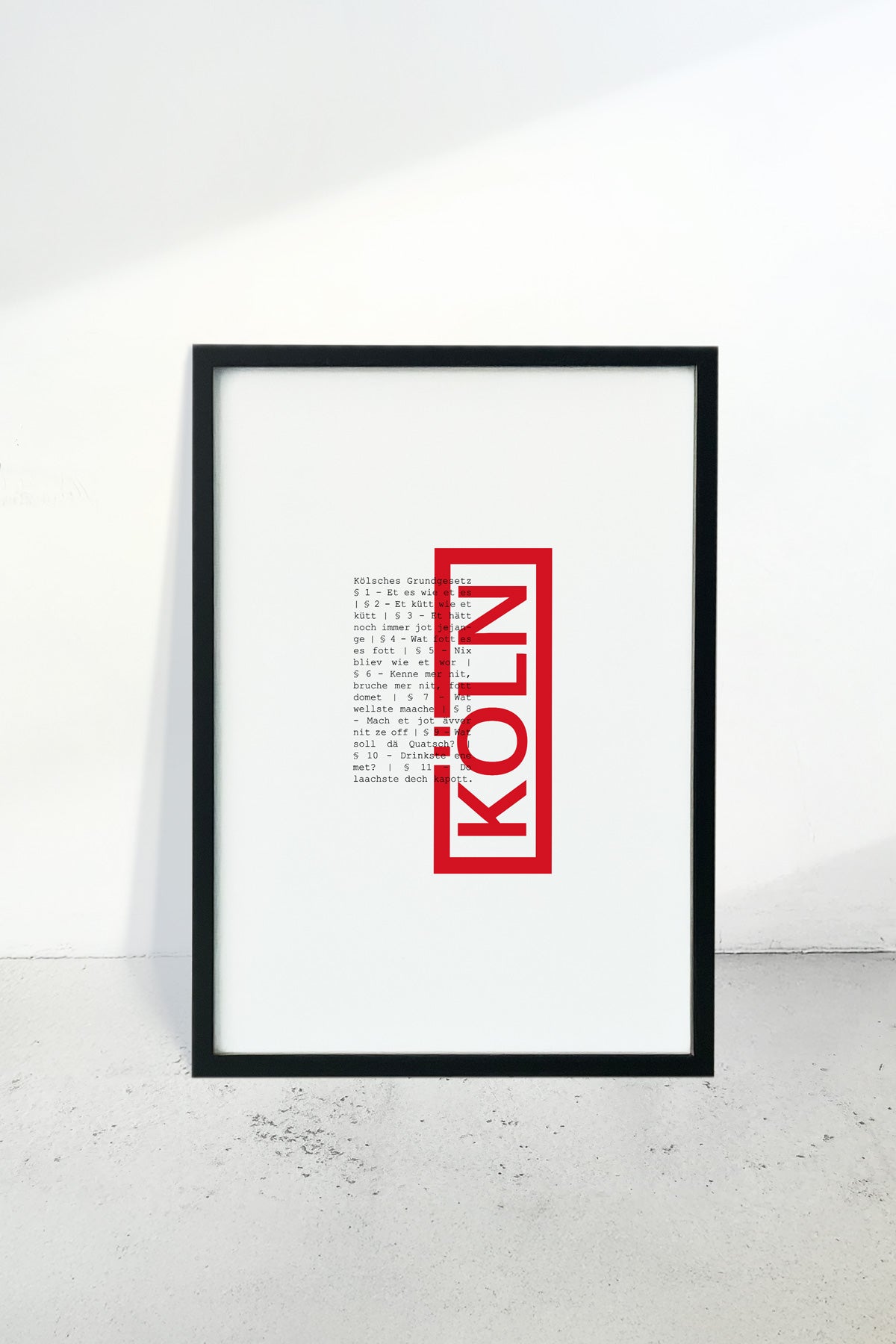 Poster Jupp | blau