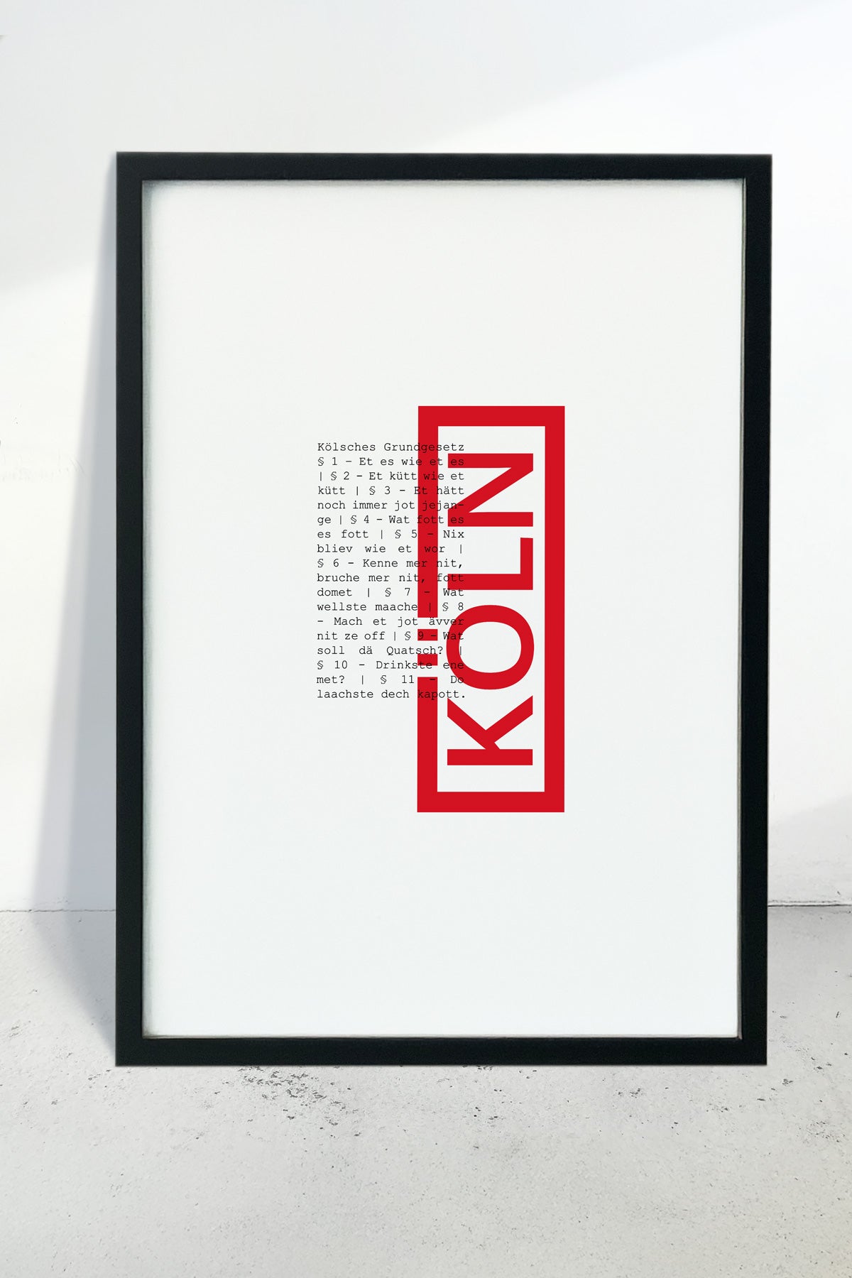 Poster Jupp | blau