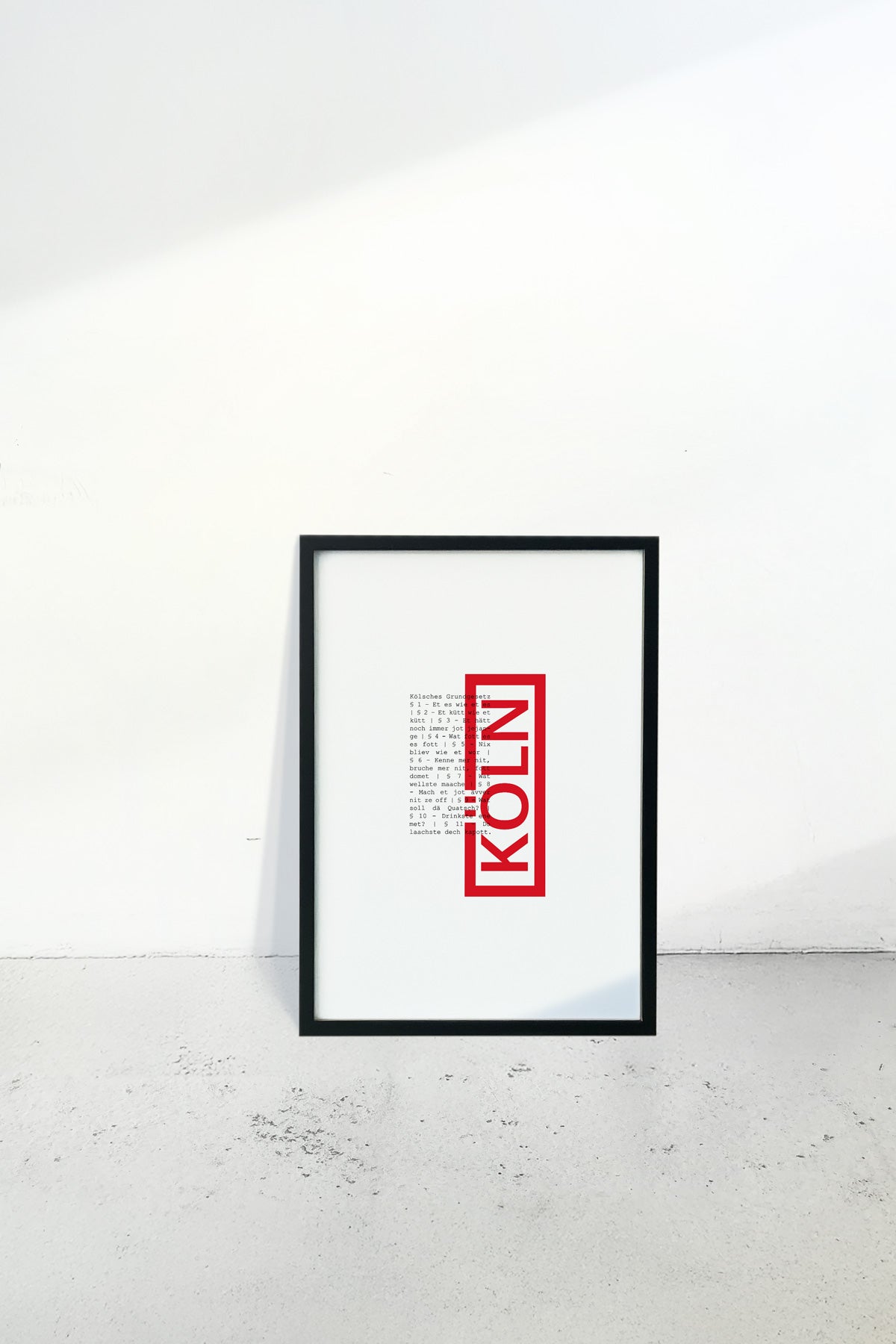 Poster Jupp | blau