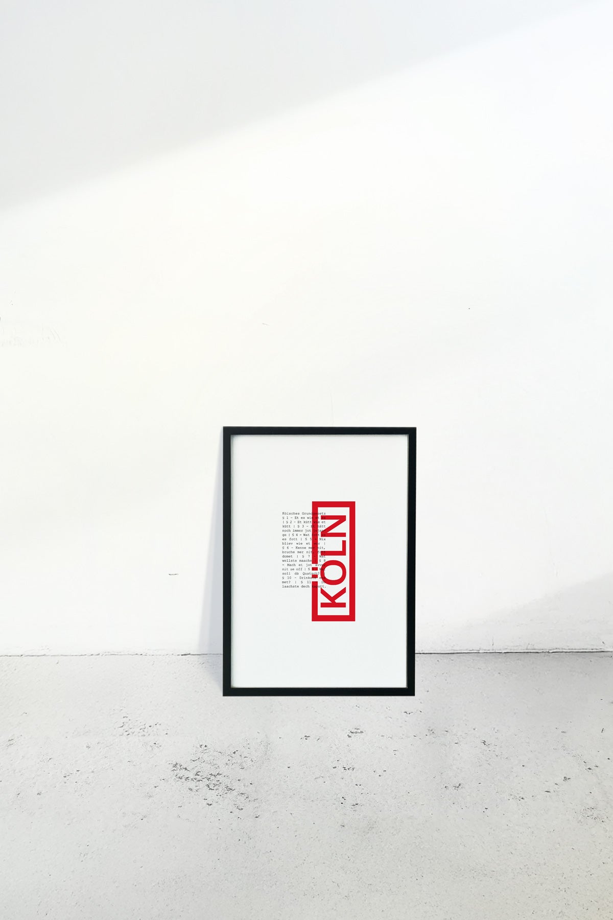 Poster Jupp | blau